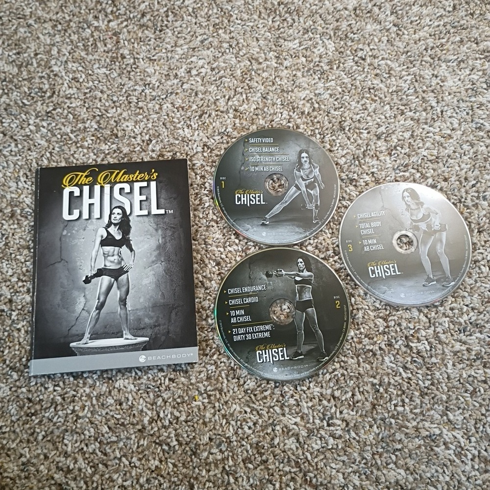 Beachbody The Master's Chisel 3 Disc Home Fitness Workout Program DVD